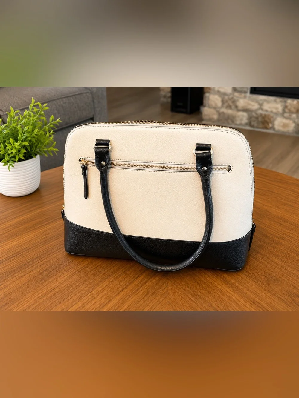 Kate Spade New York Two-Tone Satchel Handbag